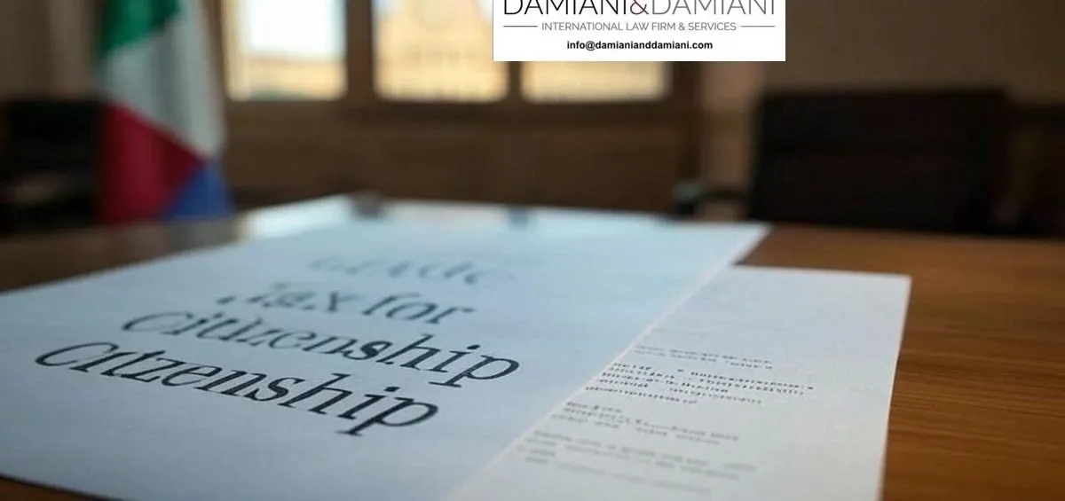 tassa cittadinanza italiana 2025